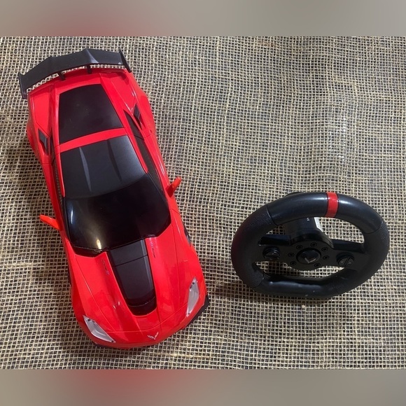 Sharper Image Other - Sharper Image Wireless Remote Control RC Real Drive Chevrolet ZR1 Corvette Red